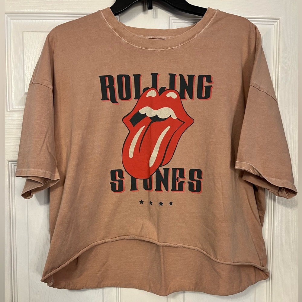 Rolling Stones crop top